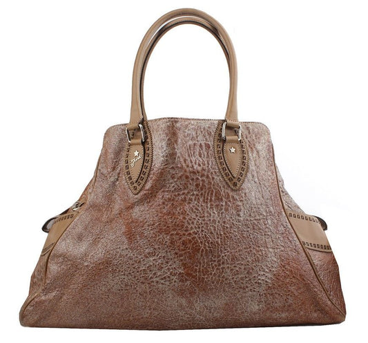 FENDI カメルグリッターメンボロゴ装飾ビッグショルダー 26811129