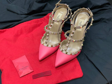 Valentino Pink Rockstud Pumps 5407535256 17923219