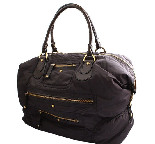 Tods Khaki Gray Fabric Big Tote Bag 43 26811335
