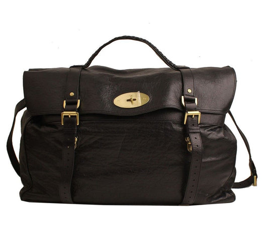 Mulberry Black Alexa Postman Lock Travel Bag 50HG8256671A100 26811467