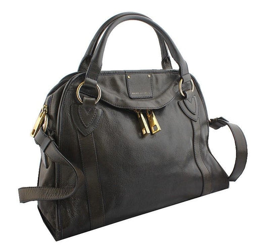 MARC JACOBS カーキグレー ゴールドトート兼クロス 12345 26811276