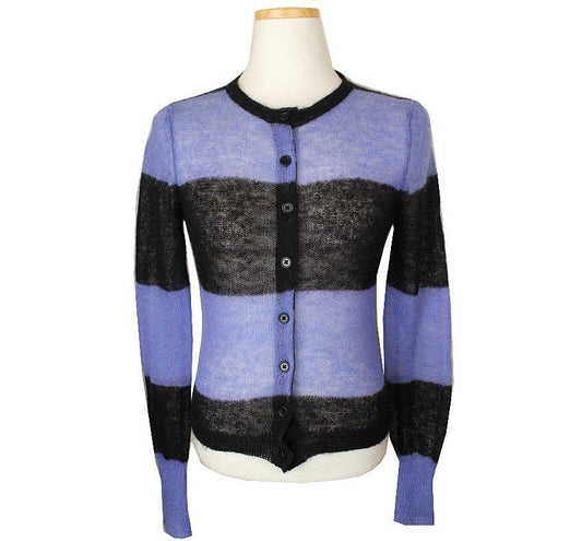 Paul Smith xs Multi-Striped Wool Blend Knit Cardigan XS 26810156