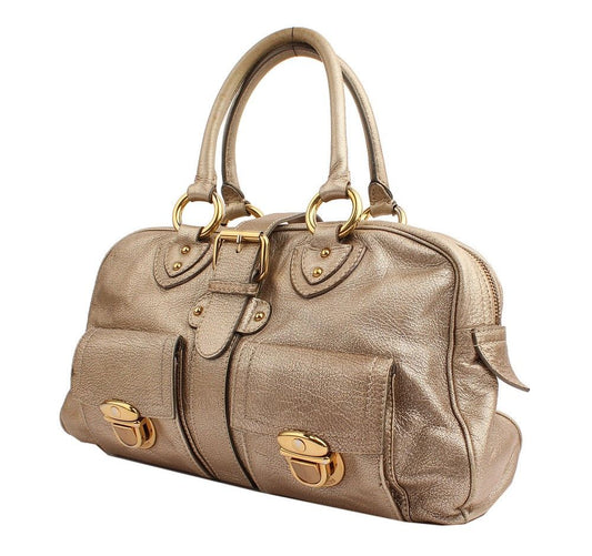 Marc Jacobs Gold Venezia Tote Bag 26811567