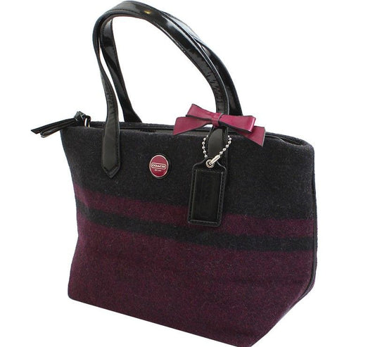 Coach Two-Tone Wool Tote Bag 30116580