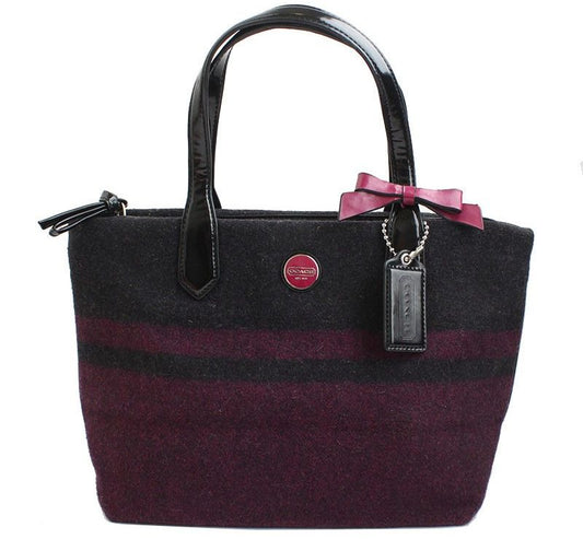 Coach Two-Tone Wool Tote Bag 30116580