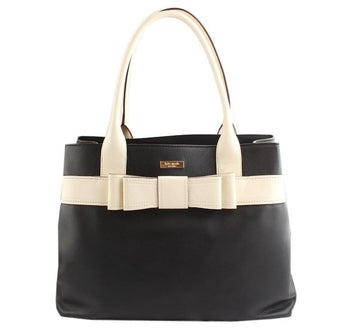 Kate Spade Black & Cream Ribbon Big Tote 40 26811392