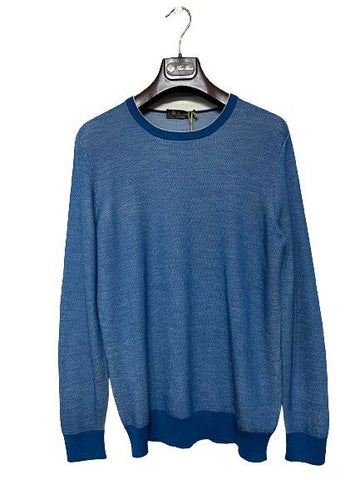 Loro Piana Wool Cashmere Blue Knit 6458343300 29784423