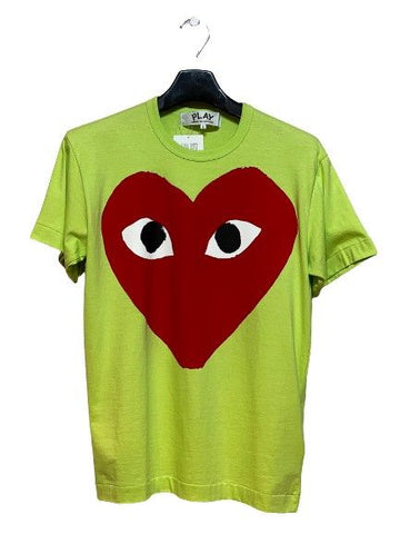 COMME DES GARCONS 蛍光ハート半袖5654384888 24593311