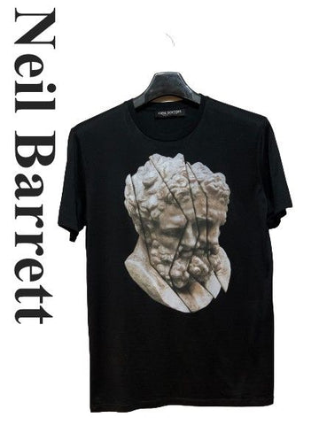 NEIL BARRETT Schwarzes Statue T-Shirt Herren 5589005840 24041708