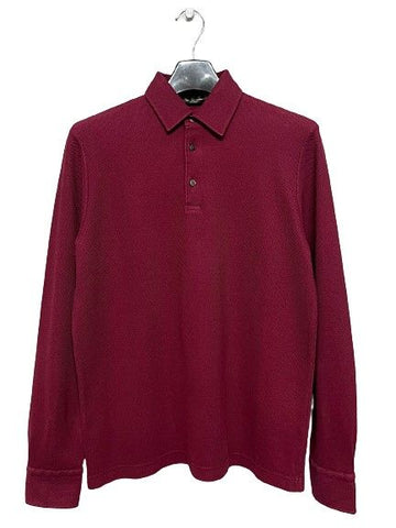 LORO PIANA Burgunder Langarm-PK 6454990051 29751504