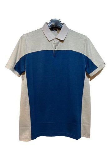 LORO PIANA グレー ブルー ポロシャツ 5793200222 25747366