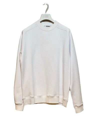 MSGM ホワイトバックロゴマンツーマン メンズ 5639488279 24482465