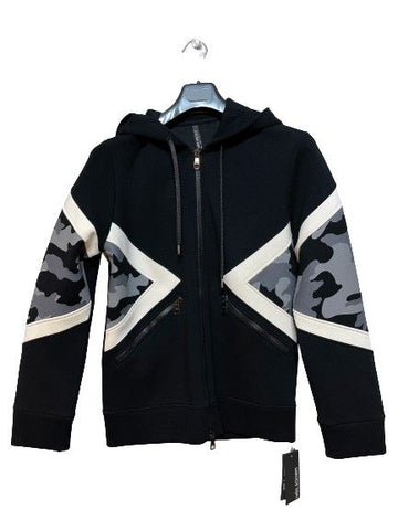 NEIL BARRETT Schwarzes Camouflage Hoodie für Herren 5754997012 25446108