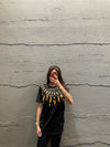 NEIL BARRETT Schwarzes Blitz T-Shirt Damen 24050729 [P]