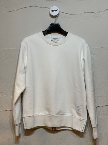 THOM BROWNE MJT085A Weiß Rundhals Sweatshirt 5392591169 17610372