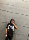NEIL BARRETT ブラック ART Tシャツ レディース 5590471663 24050734 [P]