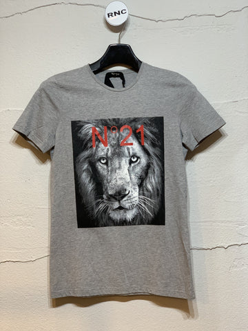 N°21 N21 Grey Lion T-Shirt 5487458096 18641114