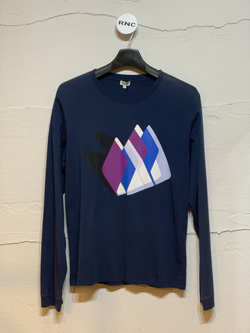 KENZO ネイビー ロングスリーブ Tシャツ 5479831538 18605171
