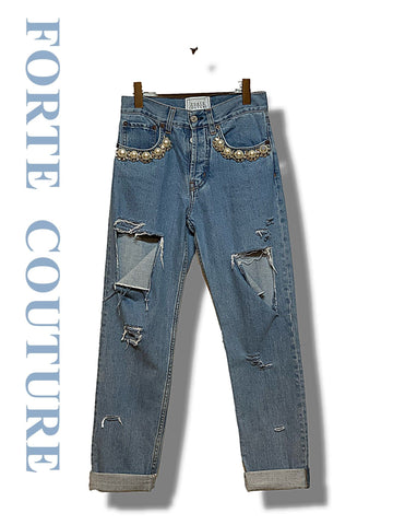 FORTE COUTURE 真珠ブルージーンズ5572954184 21640387