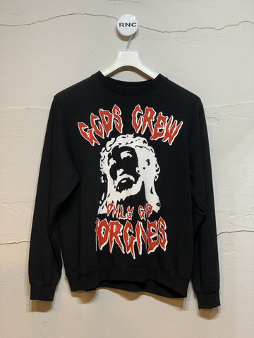 GCDS Schwarzes Sweatshirt Damen 5440931462 18219952