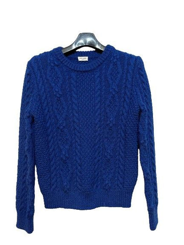 PALM ANGELS Saint Laurent Blue Strickpullover 5774599621 25599704