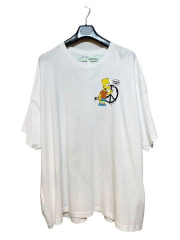 OFF WHITE Weiße Simpson Mega Fit Kurzarm Herren 5756655159 25458360