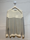 Balmain White Stripe Knit 18382259 [P]