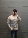 Balmain White Stripe Knit 18382259 [P]