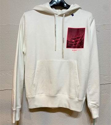 OFF WHITE Rot Patch Hoodie Herren 5362404818 16846891