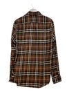 ACNE STUDIOS ブラウン ウール チェック シャツ 5616726490 24291351 [P]