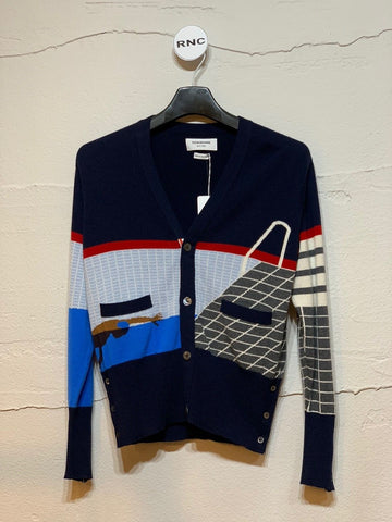 THOM BROWNE カシミア斜めカーディガン 5388114346 17460696