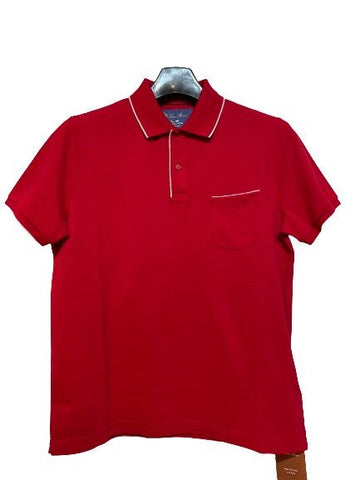 Loro Piana Red Pocket Polo Shirt 25747364