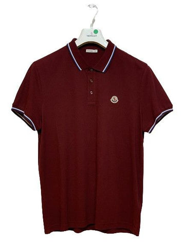Moncler Brown Short Sleeve PK Men 5651455028 24564462