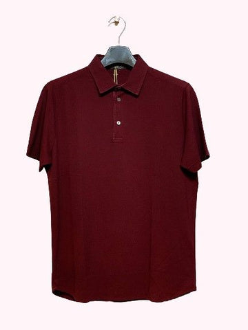 Loro Piana Burgundy Polo Shirt 5692935031 24894693
