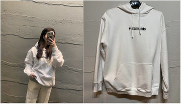 VETEMENTS ホワイトロゴフードパッチ 5326901660 16543908