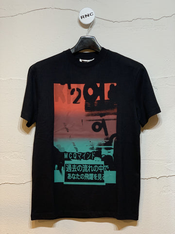 ALEXANDER MCQUEEN MCQ ブラック Tシャツ メンズ 5490035954 18785148