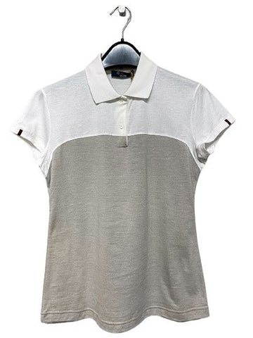 LORO PIANA Damen Weißgrau Polohemd 6454831404 29751583