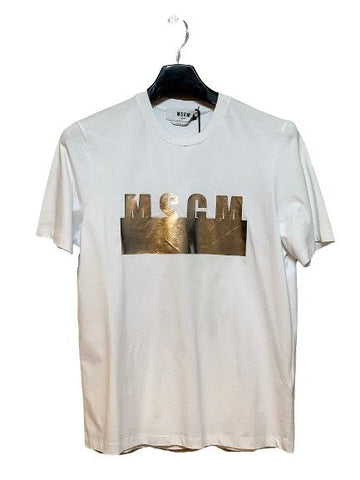 MSGM Weiß Rundhals T-Shirt 5639606683 24482473