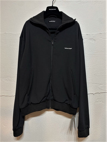 Balenciaga Black Logo Zip-Up Men's 5367771740 16889476