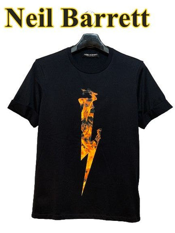 NEIL BARRETT ブラック バルカン Tシャツ レディース 5590366598 24050733
