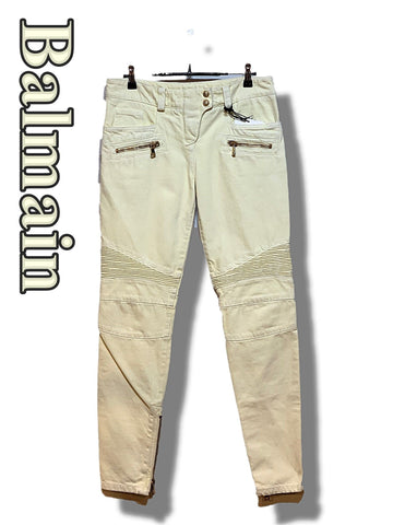 BALMAIN Smaragd Slim Biker Jeans 5568161629 19448293