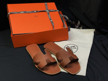 Hermes All Gold Olan Sandals 24201945