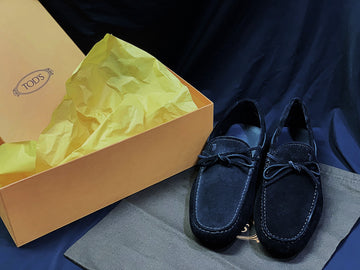 TODS ブラックローファー 5614506233 24278245