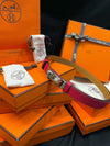Hermes Hot Pink Kelly Belt Silver 6437119145 29480879 [P]