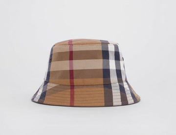 BURBERRY Karo Baumwoll-Canvas Bucket Hat Unisex SKU 6703862082 31338439