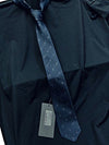 Alexander McQueen Navy Stripe Tie 24134833 [P]