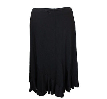 Theory Black Jersey Flare Skirt 2 26809474