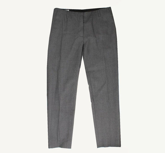 DRIES VAN NOTEN Driess Van Noten Graue Wolle Weite Hose 38 26810065