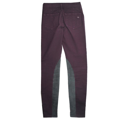 RAG & BONE Wein & Vintage-Grün Block Denimhose 25 26809717