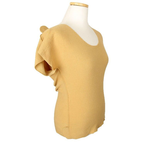 ISSEY MIYAKE Issey A.POC Shoreline Mustard 3D Decor Top 5 26807274
